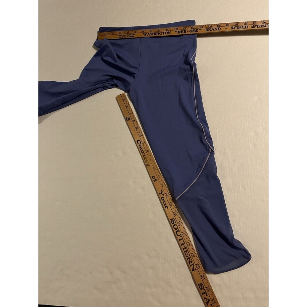 Bloch Capri Leggings Pants Women’s Sz 14 Purple Yoga Athletic Workout Fitness - Picture 6 of 6